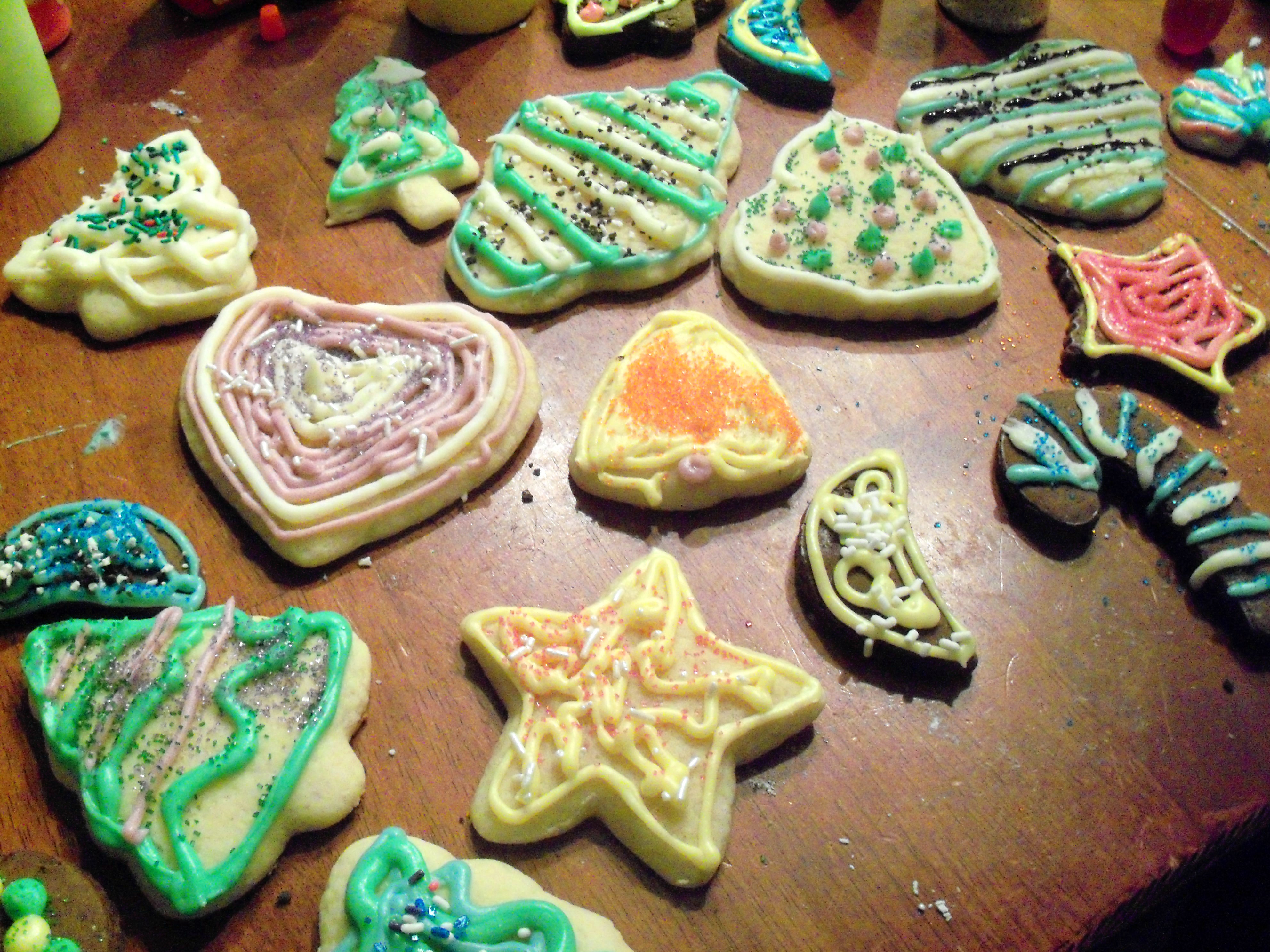 Cookie Decorating - Putting It All On The Table