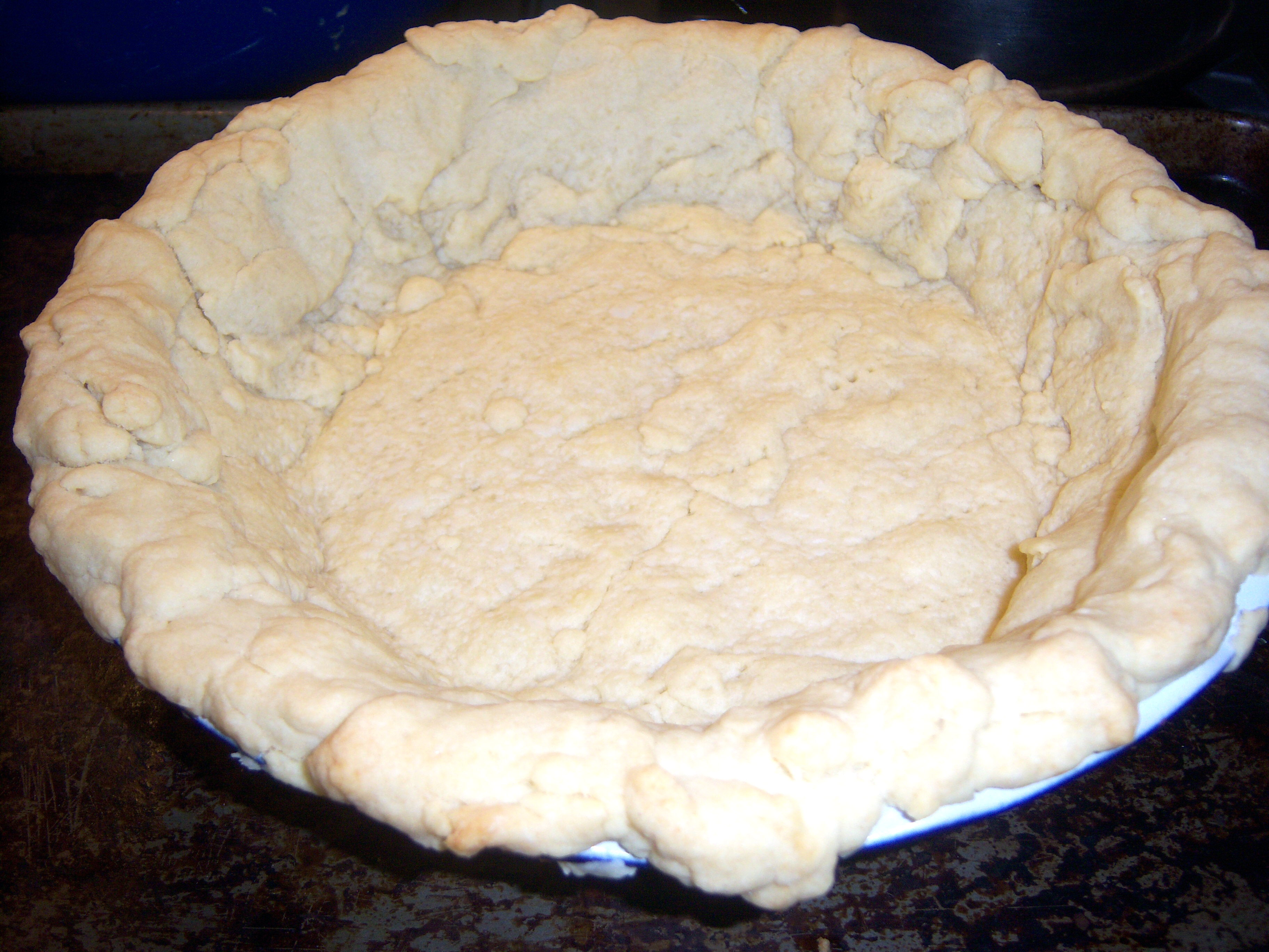 Martha's crust baked