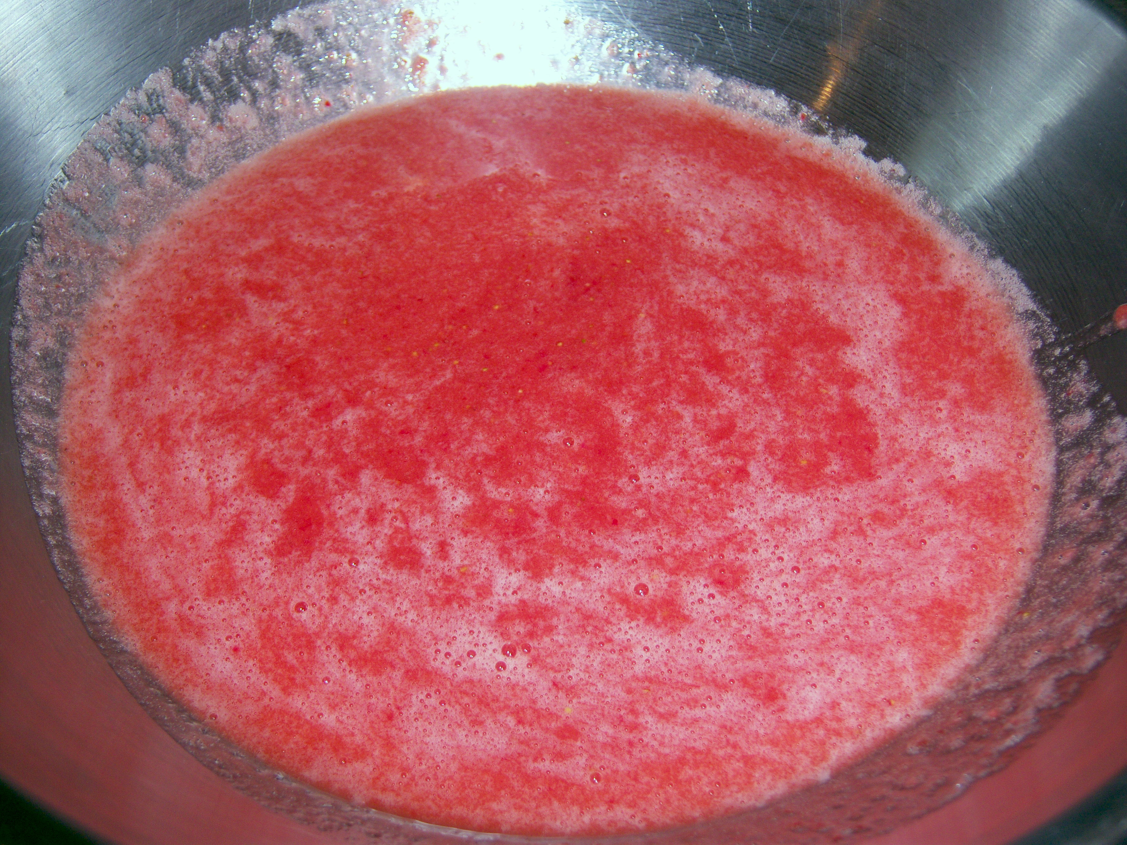 Pureed strawberry