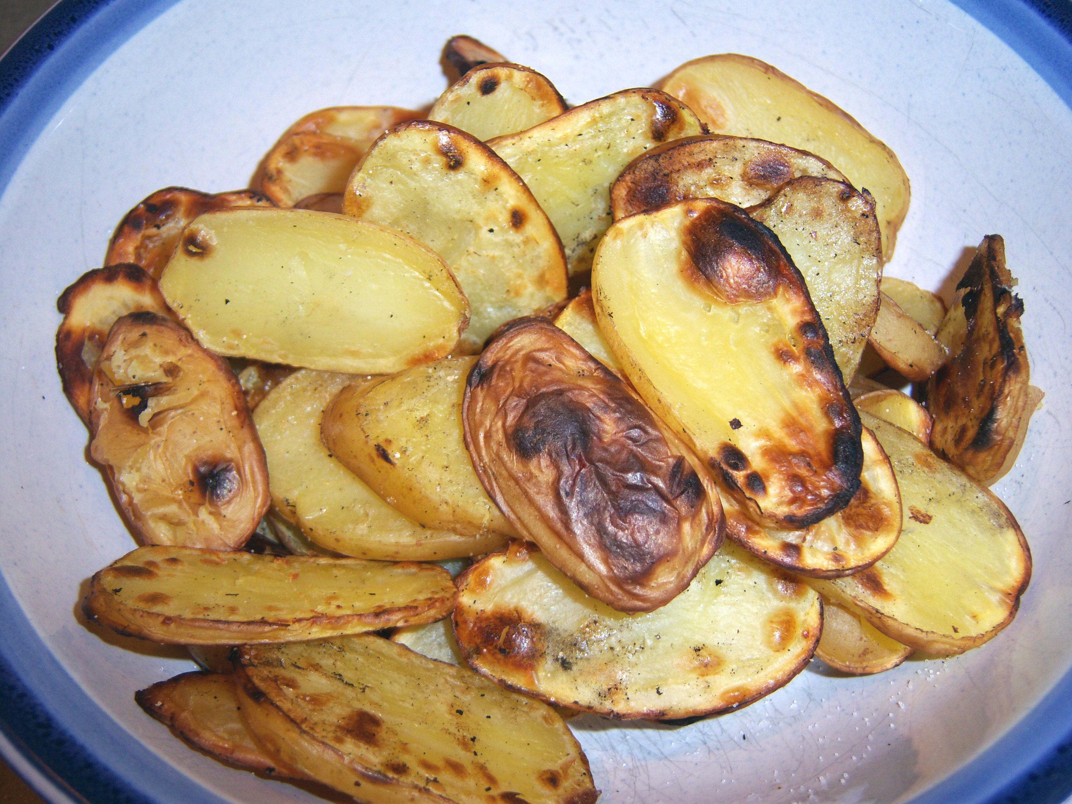 grilled potato