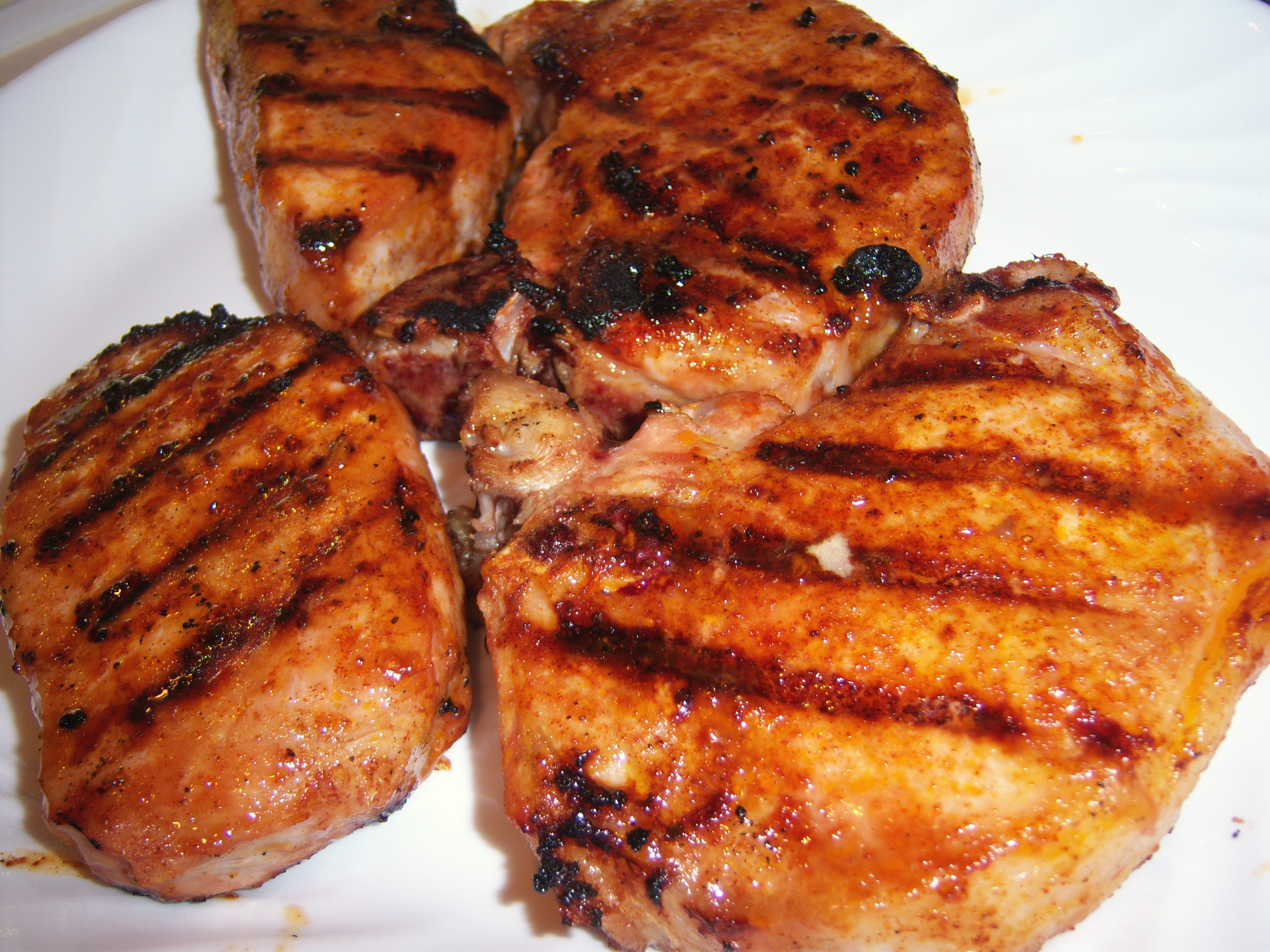 Grilled Pork Chops with Spice Paste Putting It All On The Table