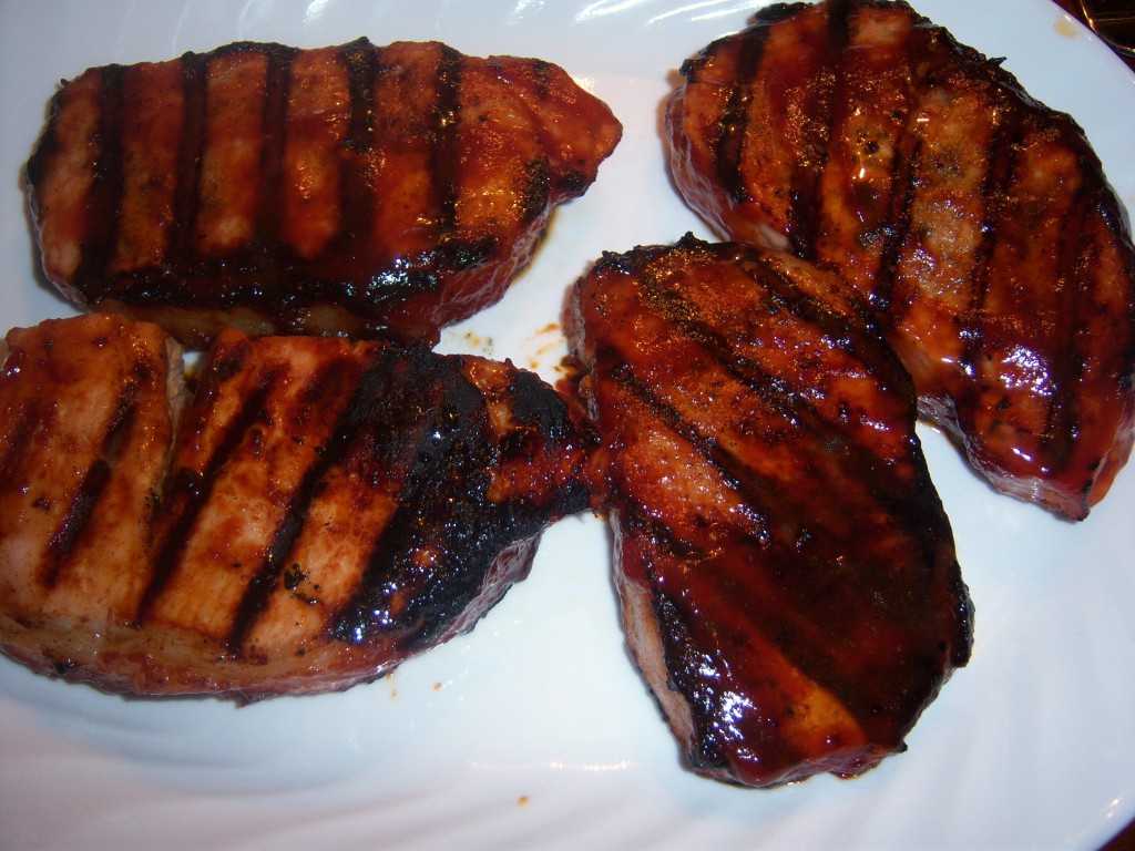 BBQ Pork Chops - Putting It All On The Table