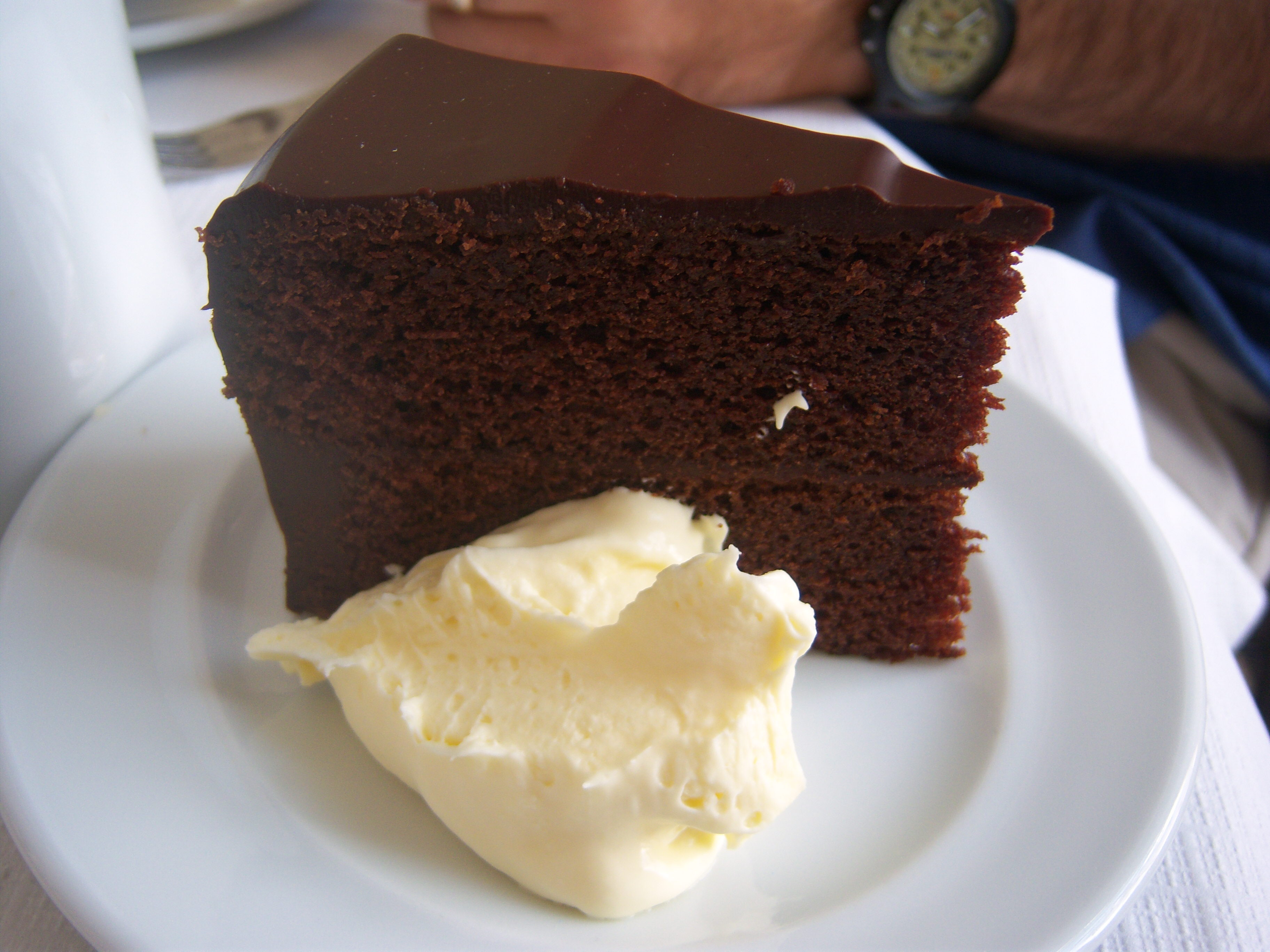 Belgian chocolate cake