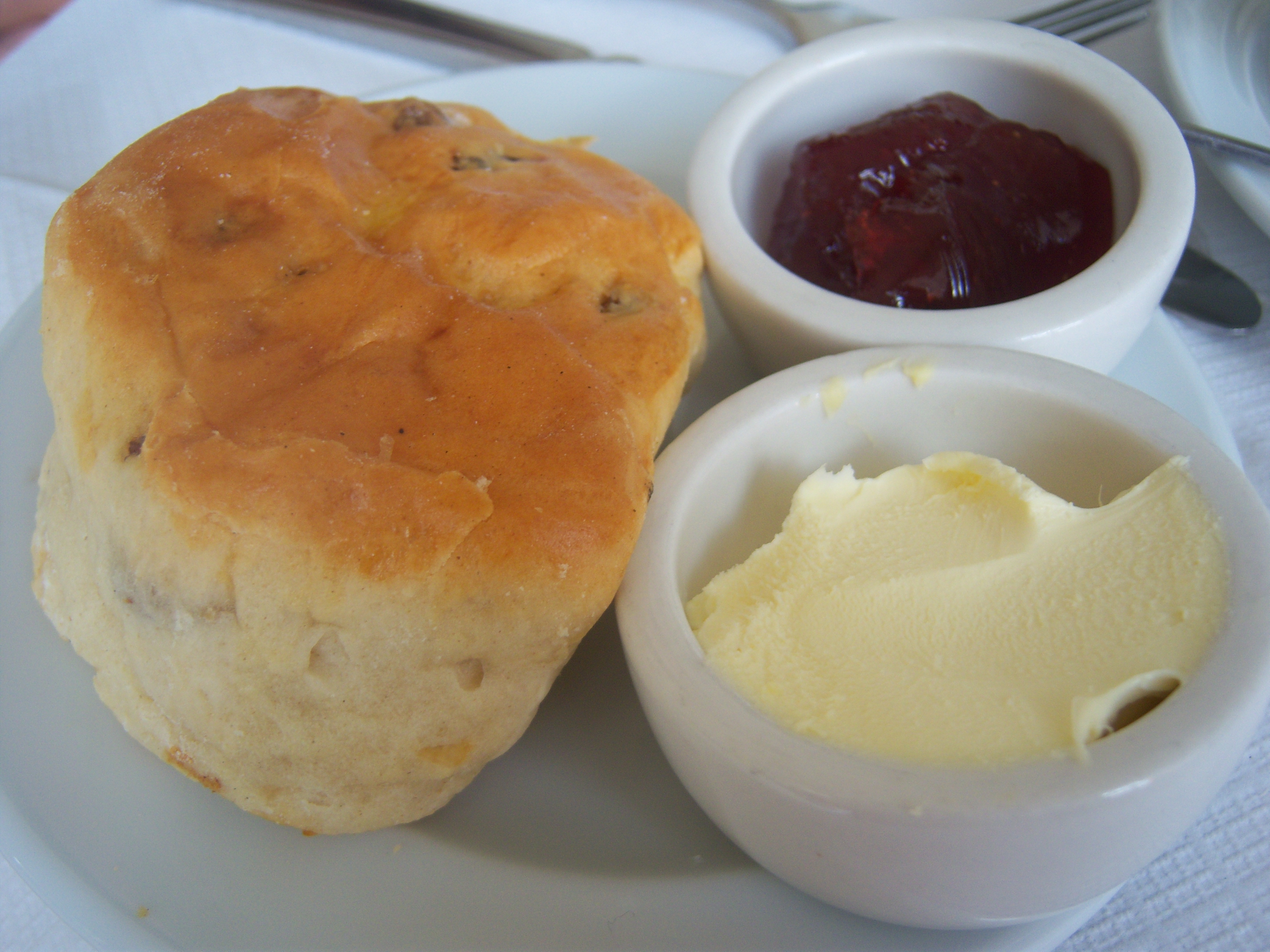 Scone with Jam and Clotted Cream