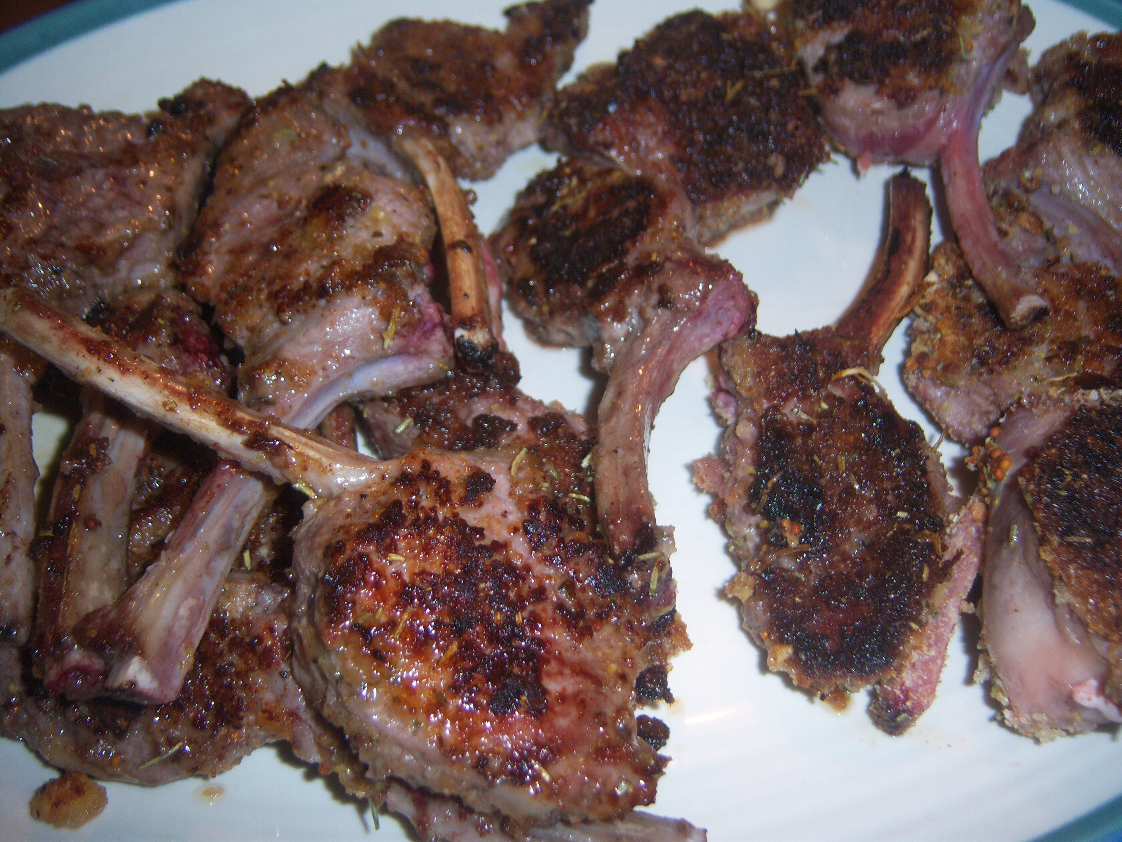 lamb chops with mustard herb crust - Tag Archive - Putting It All On
