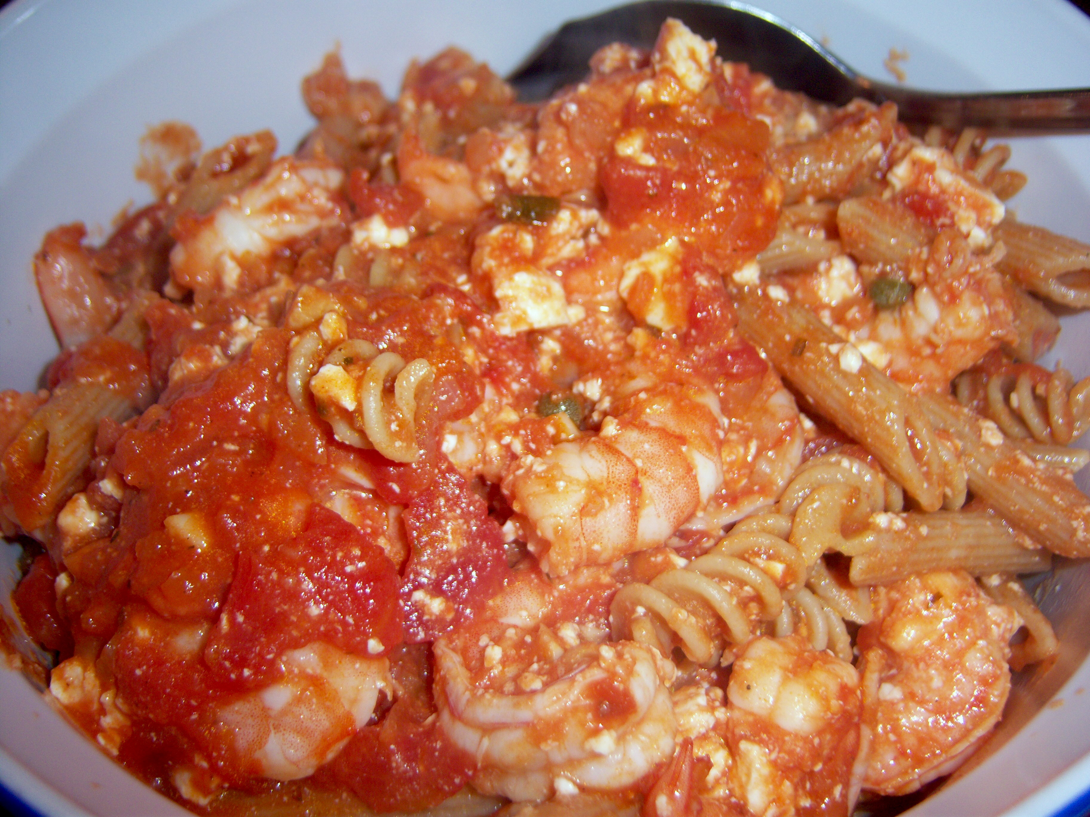 tom shrimp pasta
