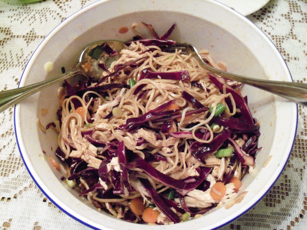 Soba Noodles with Chicken and Scallions / Oxalates! Putting It All On
