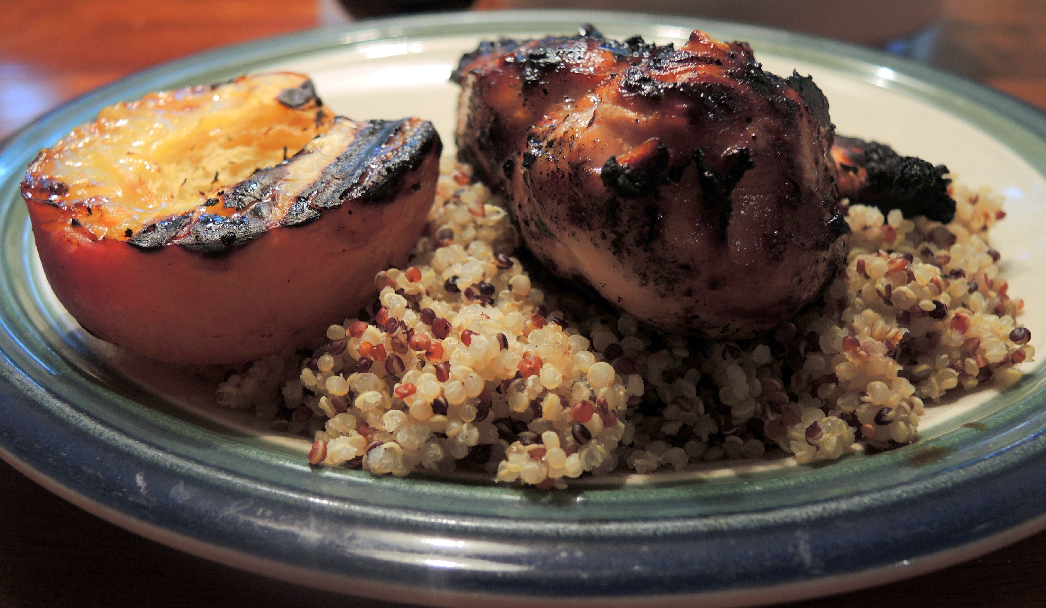 Fruity Chicken with Quinoa - Putting It All On The Table