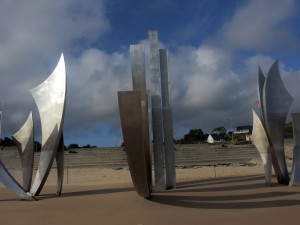 Sculpture at Omaha Beach