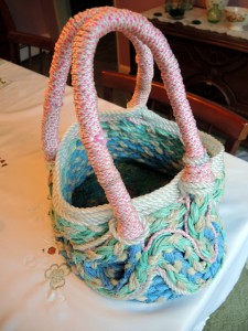 My best find: a basket made of St. Thomas beach refuse