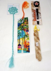 Bookmarks from various shops